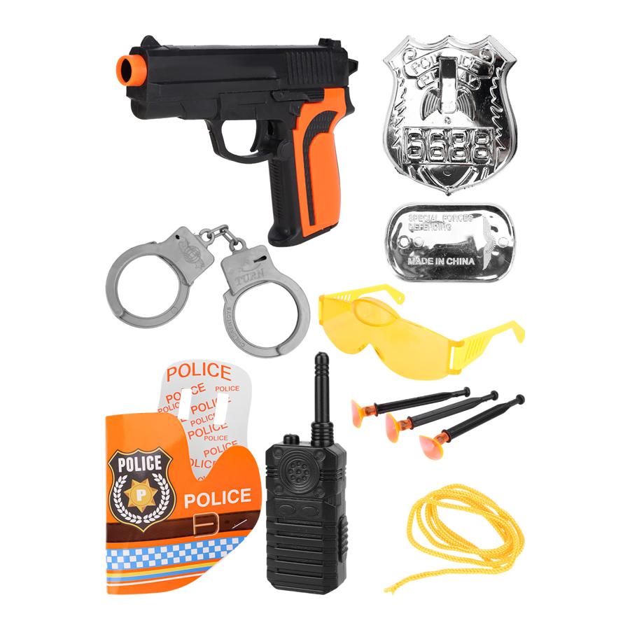 Набор игровой полиция 16.5 х4х26 см 10 предметов в/п 2990495